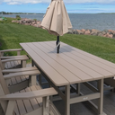 8' Dining Table Deluxe Square