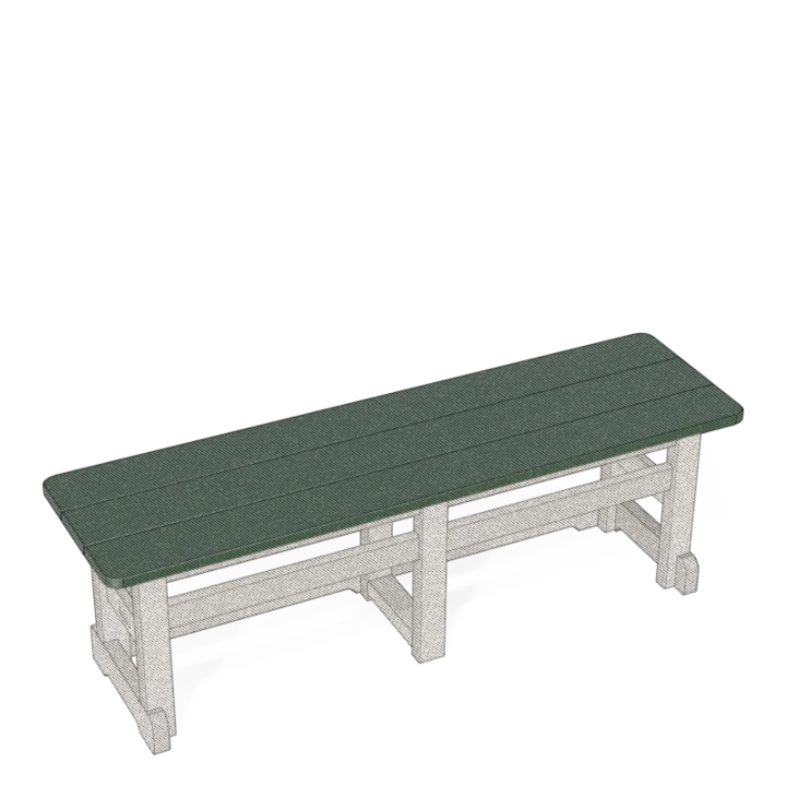 5' Backless Dining Bench