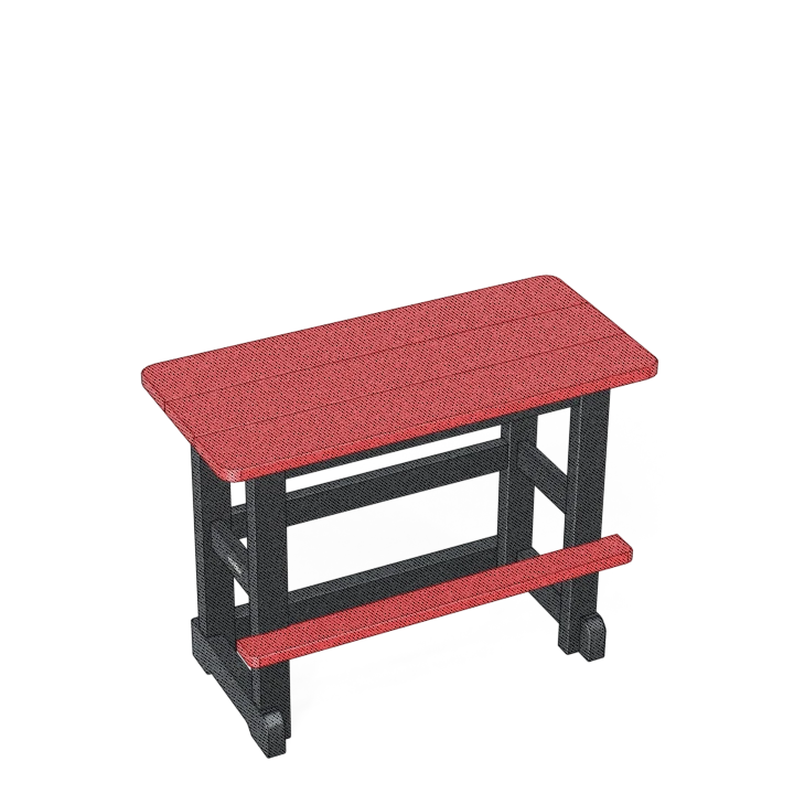 3' Backless Bistro Bench