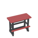 3' Backless Bistro Bench