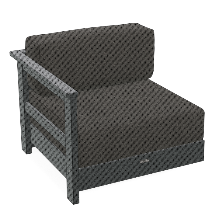 Deep Seat Deluxe Sectional - End